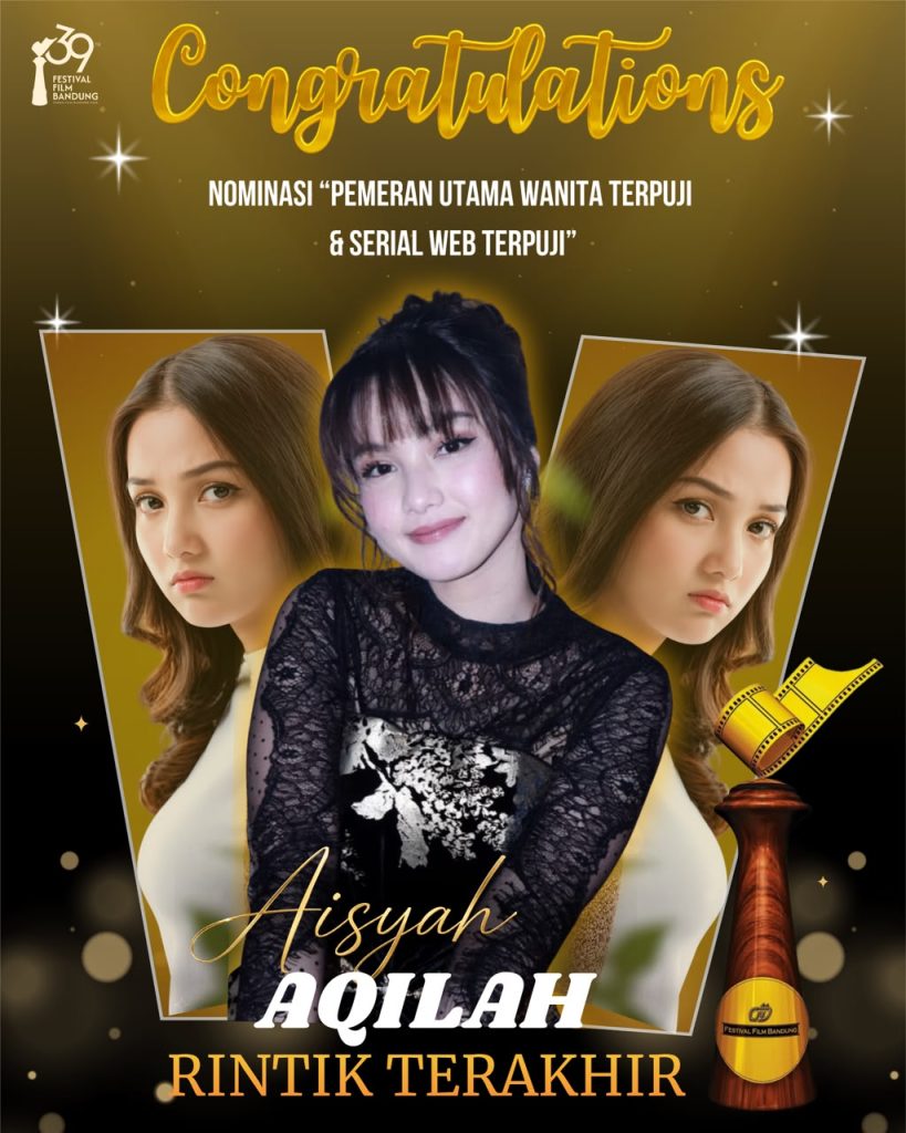Aisyah Aqilah Sukses Tembus Nominasi Festival Film Bandung 2026